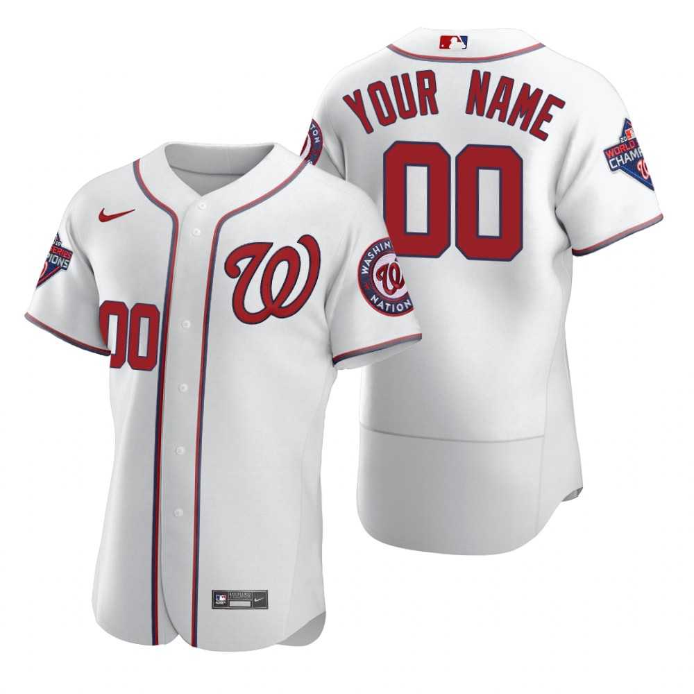 Washington Nationals Customized Nike White 2020 Stitched MLB Flex Base Jersey,We sell and wholesale Washington Nationals Customized Nike White 2020 Stitched MLB Flex Base Jersey on line form chian!
